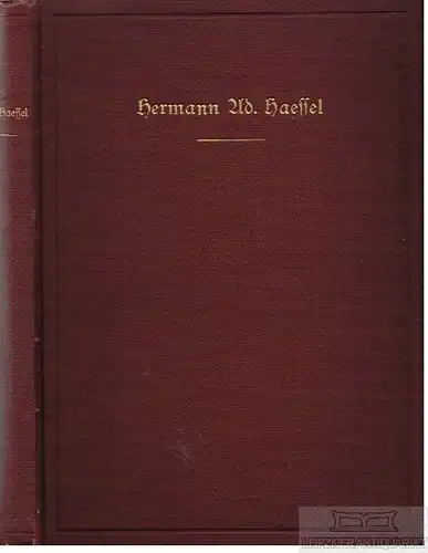 Buch: Hermann Haessel ein deutscher Buchhändler, Haessel, Hermann. 1904