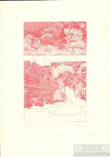 Buch: Radierung: Verdrängung in der Ebene, Planke, Heinz. Kunstgrafik, 1982