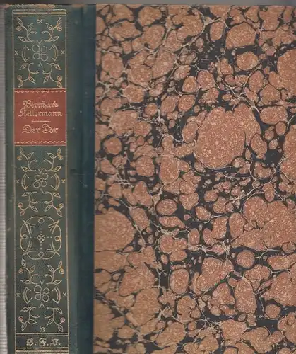 Buch: Der Tor, Kellermann, Bernhard. 1922, S. Fischer Verlag, Roman