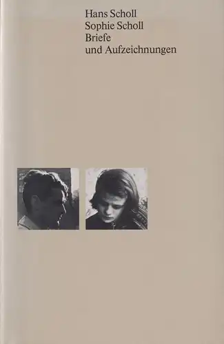 Buch: Briefe und Aufzeichnungen, Scholl, Hans/Sophie, 1985 Büchergilde Gutenberg