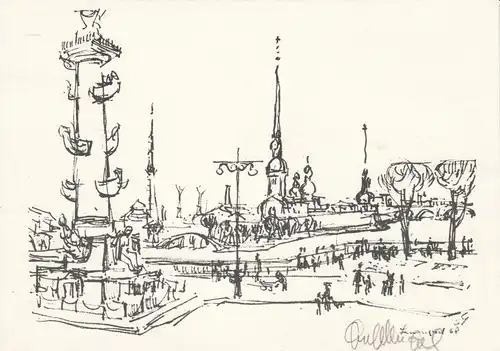 Lithograhie: Leningrad, Stengel, Gerhard. Kunstgrafik, 1968, gebraucht, gut