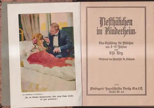 Buch: Nesthäkchen im Kinderheim, Ury, Else. Meidinger's Jugendschriften, 1921