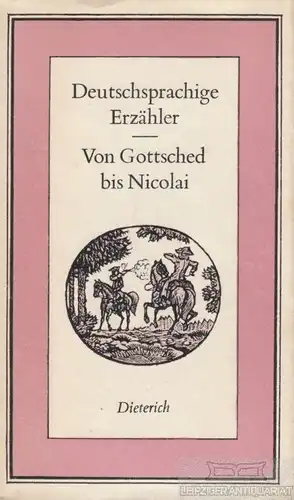 Sammlung Dieterich 372, Deutschsprachige Erzähler Band 3, Schubert, Werner. 1979
