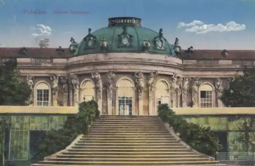 AK Potsdam. Schloss Sanssouci. ca. 1910, Postkarte. Serien Nr, ca. 1910, K.H