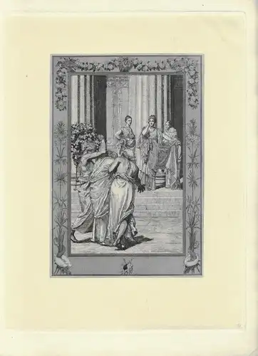 Radierung: Psyche und Venus. Blatt 10, Klinger, Max. Kunstgrafik, 1880