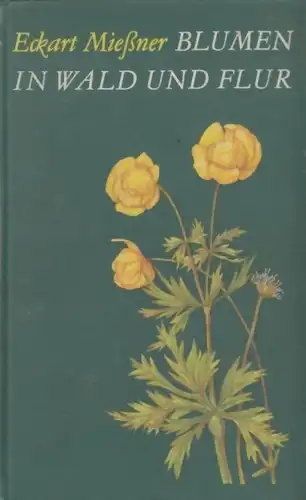 Buch: Blumen in Wald und Flur, Mießner, Eckart. 1966, Urania-Verlag