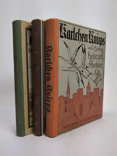 Buch: Karlchen Knirps und sein Storchengespann 1-3, Ludwig Hynitzsch, 3 Bände
