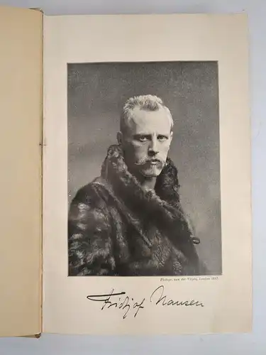 Buch: In Nacht und Eis, Nansen, Fridtjof. 2 Bände, 1897, F. A. Brockhaus