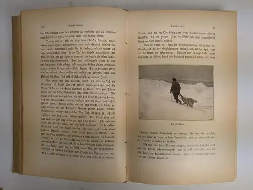Buch: In Nacht und Eis, Nansen, Fridtjof. 2 Bände, 1897, F. A. Brockhaus