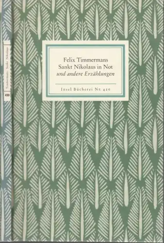 Insel-Bücherei 420, Sankt Nikolaus in Not und andere Erzählungen, Timmermans