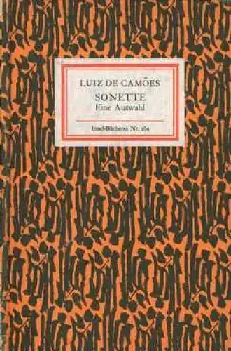 Insel-Bücherei 264, Sonette, Camoes, Luiz de. 1974, Insel-Verlag, Eine Auswahl
