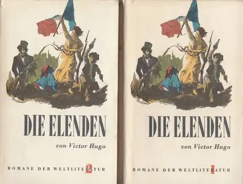 Buch: Die Elenden, Hugo, Victor. 2 Bände, Romane der Weltliteratur, 1957
