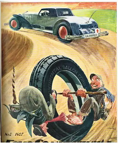 Echo Continental - Jahrgang 1927 - Hefte 1- 8, Krollmann, Adolf. 1927
