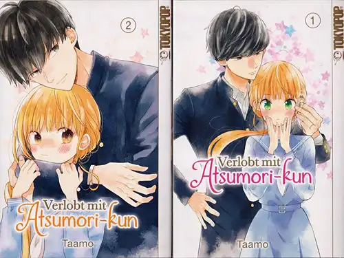 Manga: Verlobt mit Atsumori-kun 1+2, Mangaka Taamo, 2 Bände, Tokyopop, 2021