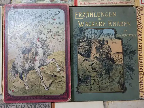 19 Bücher Jugend Abenteuerbücher: Seeräuber, Wildtöter, Pfadfinder, Mohikaner...