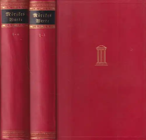 Buch: Eduard Mörikes sämtliche Werke in sechs Teilen, 1909, Hesse & Becker, 2 Bd