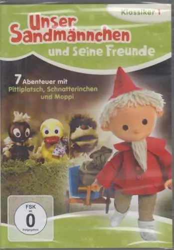 DVD: Unser Sandmännchen und seine Freunde - Klassiker 1. 2011, Pittiplatsch