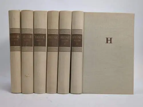 Buch: Heinrich Heine -Gesammelte Werke in sechs Bänden, Aufbau, 1951, 6 Bände