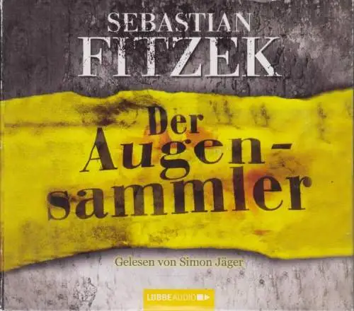 CD-Box: Sebastian Fitzek - Der Augensammler. Gelesen von Simon Jäger, 4 CDs