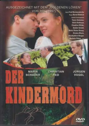 DVD: Der Kindermord. 1997, Maria Schrader, Jürgen Vogel, Christian Red
