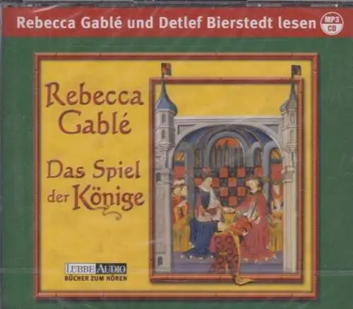 CD-Box: Rebecca Gable - Das Spiel der Könige. 2007, 3 mp3-CDs, Detlef Bierstedt