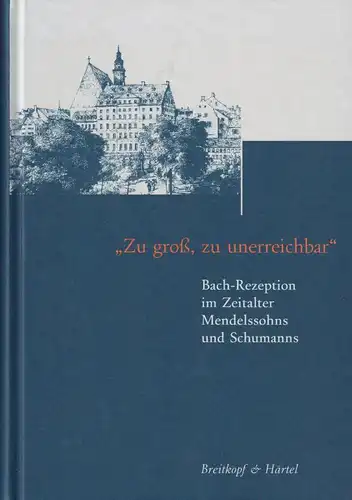 Buch: Zu groß, zu unerreichbar, Hartinger, Anselm, 2007, Breitkopf & Härtel, gut