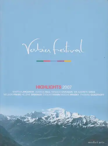Musik-DVD: Verbier Festival - Highlights 2007. 2008, gebraucht, gut