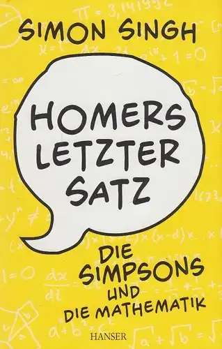 Buch: Homers letzter Satz, Singh, Simon. 2014, Carl Hanser Verlag
