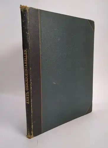 Buch: Geschichtstabellen - Übersicht der politischen und Cultur-Geschichte, 1860