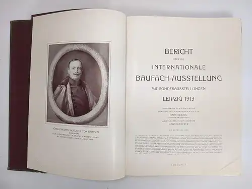 Buch: Bericht über die Internationale Baufach-Ausstellung Leipzig 1913, Herzog