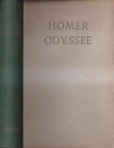 Buch: Homers Odyssee, übersetzt von Johann Heinrich Voss, 1948, Insel Verlag