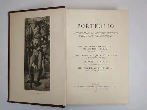 Buch The Portfolio, Monographs on artistic Subjects with many Illustrations 1897