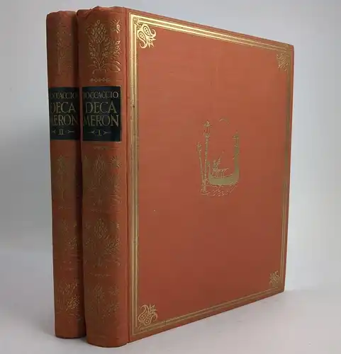 Buch: Decameron, Boccaccio, Giovanni. 2 Bände, 1924, Verlag Neufeld & Heniu 7065