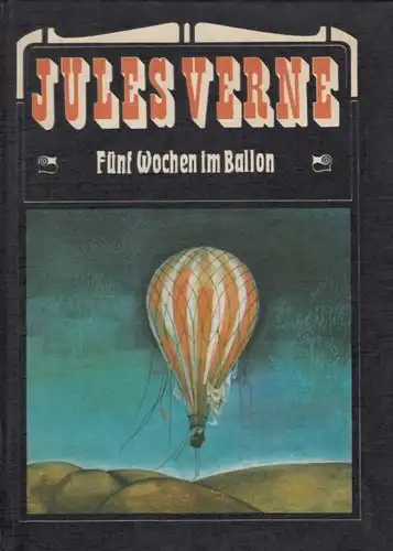 Buch: Fünf Wochen im Ballon, Verne, Jules. 1975, Verlag Neues Leben