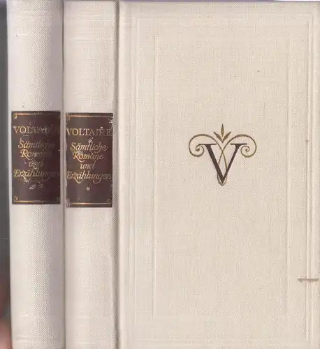 Sammlung Dieterich 58/59, Sämtliche Romane und Erzählungen, 2 Bände, Voltaire