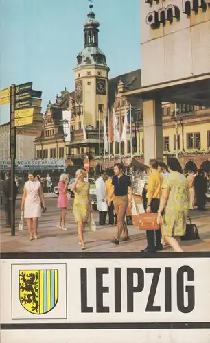 Buch: City Guide Leipzig, 1972, Verlag Zeit im Bild, gebraucht, gut