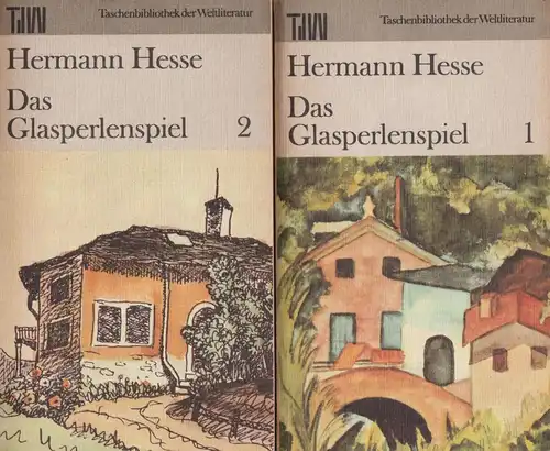 Buch: Das Glasperlenspiel, 2 Bände. Hesse, Hermann, 1987, Aufbau-Verlag