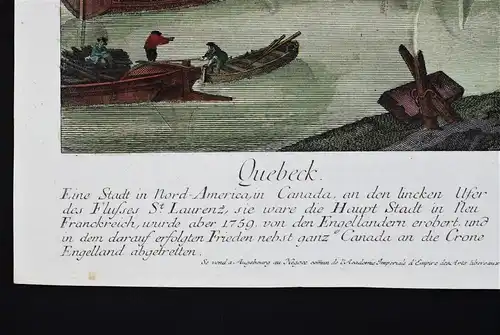 Kupferstich: Quebeck, Leizel, Johann Friedrich. Kunstgrafik, ca. 1780