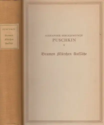 Buch: Dramen Märchen Aufsätze, Puschkin, Alexander Sergejewitsch, SWA Verlag