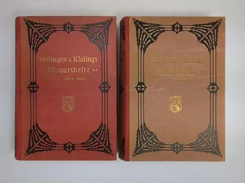 Velhagen & Klasings Monatshefte 36. Jahrgang, Band 1+2, 1921/22, 2 Bände