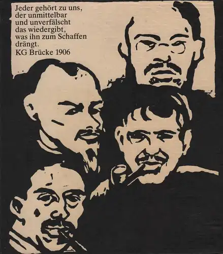 Buch: Künstlergruppe Brücke, Jähner, Horst. 1984, Henschelverlag, gebraucht, gut