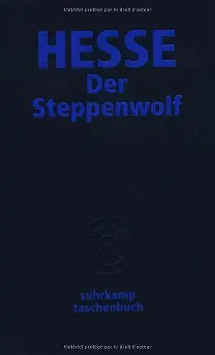 Buch: Der Steppenwolf, Hesse, Hermann, 2008, Suhrkamp Verlag, gebraucht, gut