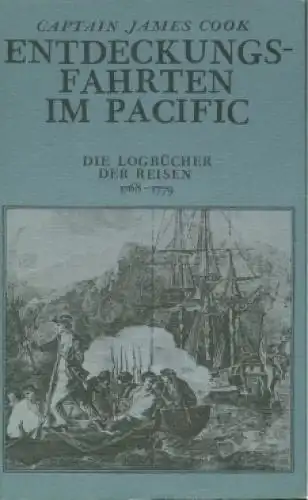 Buch: Entdeckungsfahrten im Pacific, Cook, James. 1989, Verlag Neues Leben