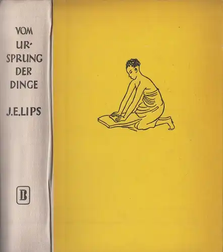 Buch: Vom Ursprung der Dinge, Lips, Julius E. 1953, F.A. Brockhaus Verlag