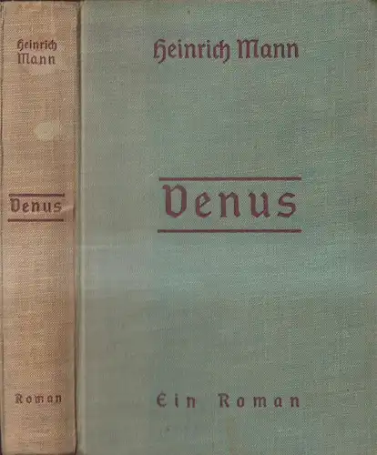 Buch: Venus, Ein Roman, Heinrich Mann, Kurt Wolff Verlag, gebraucht, gut