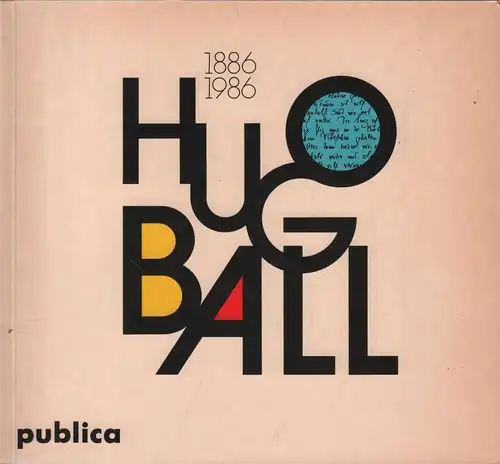 Ausstellungskatalog: Hugo Ball, 1986, Leben und Werk, gebraucht, gut