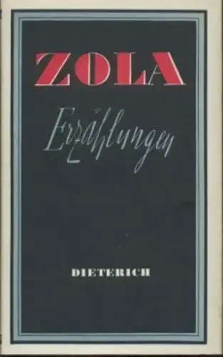 Sammlung Dieterich 143, Erzählungen, Zola, Emile. 1966, gebraucht, gut