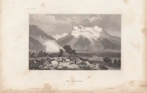 Die Jungfrau. aus Meyers Universum, Stahlstich. Kunstgrafik, 1850 264515