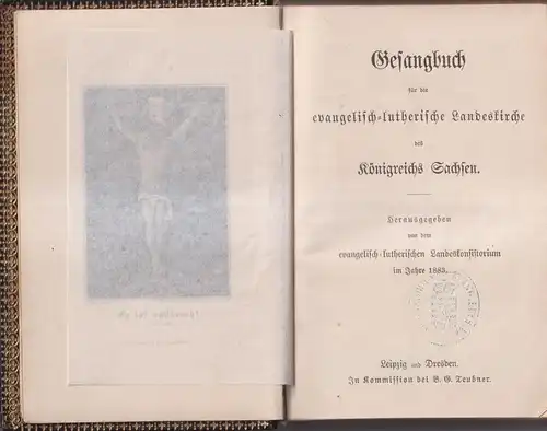 Buch: Gesangbuch für die evangelisch-lutherische Landeskirche Sachsen, 18 326932