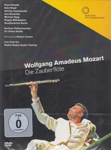 Musik-DVD: Mozart. Die Zauberflöte. 2014. Berliner Philharmoniker, wie neu